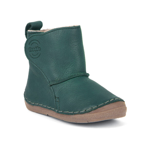 Froddo Paix Winter Boots (21-25), Dark Green (turkisvuori) - paljasjalkakengät lapsille, 077-3