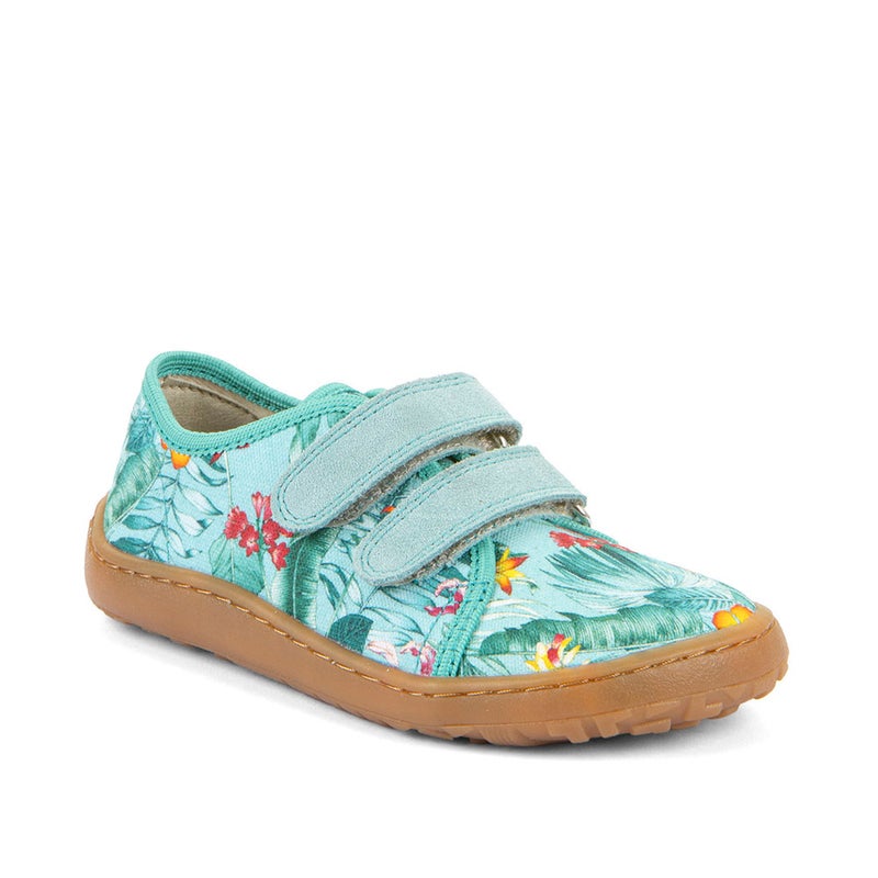 Froddo Barefoot Canvas, Mint / Tropic '26 (puuvilla/nahka) - ExtraGrip-pohja