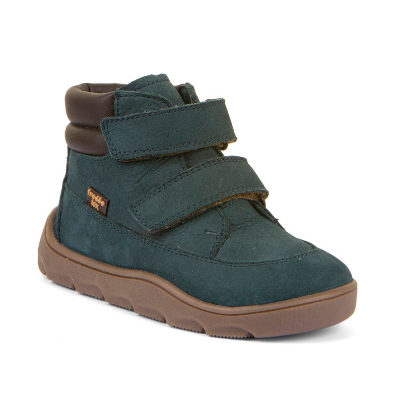 Froddo Zeru TEX Barefoot, Petroleum 26/27 (TEX membrane, water-resistant nubuck, textile lining) - Zeru Grip sole